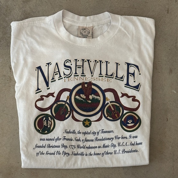 Vintage 90’s Nashville Tennessee Shirt Made in USA - Picture 2 of 8